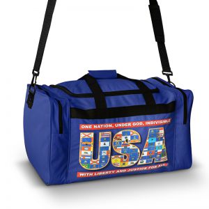 USA Duffel Bag (Blue)