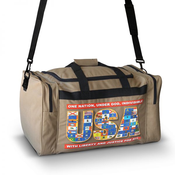 USA Duffel Bag Tan